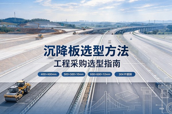 大新沉降板选择方法