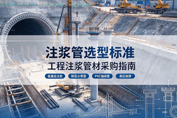 大新注浆管选型标准