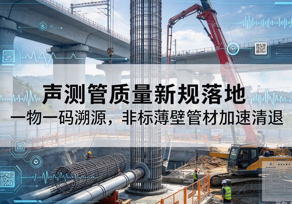 大新声测管质量新规落地，一物一码溯源，非标薄壁管材加速清退