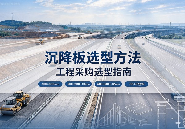 大新沉降板选择方法