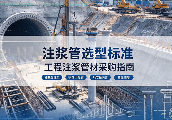大新注浆管选型标准